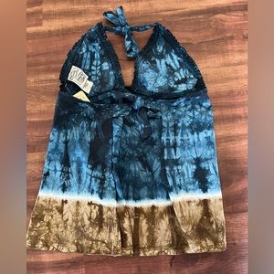 NWT Lucky Brand 2 Piece Bathing Suit M